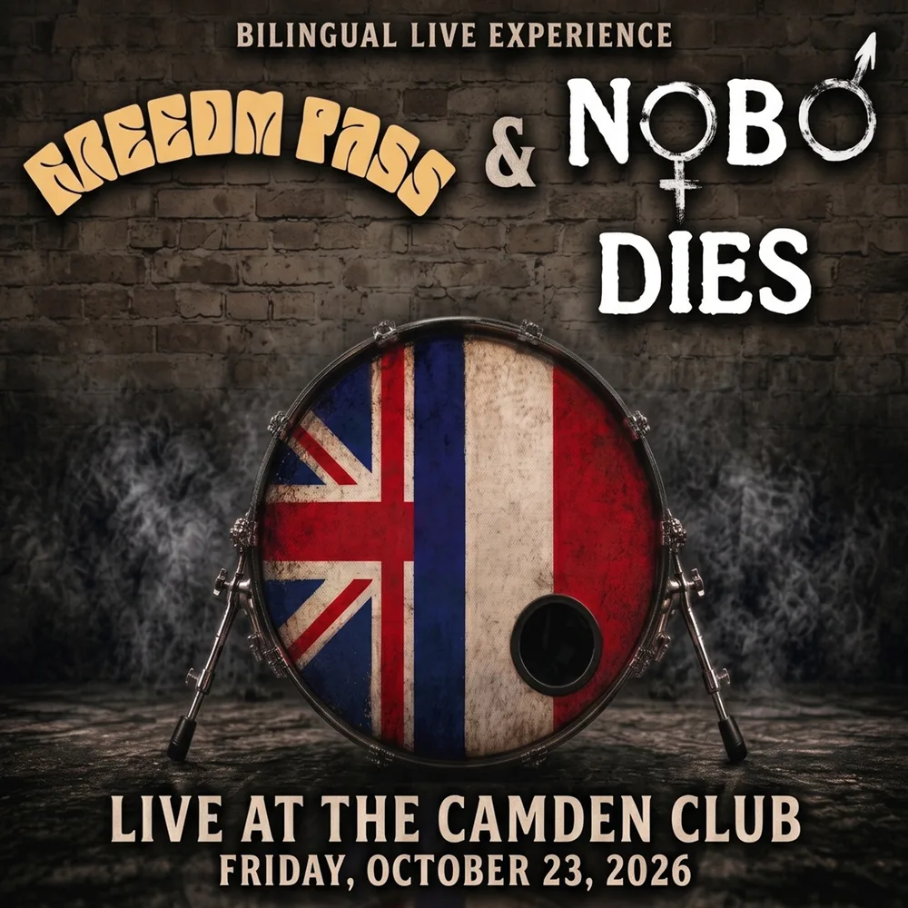 Affiche du concert de Nobodies au Camden Club, Londres